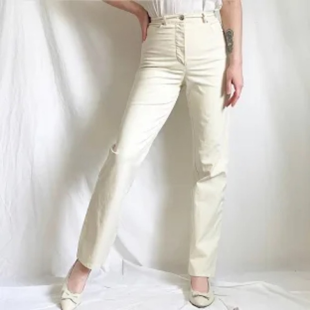 St John Sport Marie Slim Straight Ankle Crop Twill Jeans
